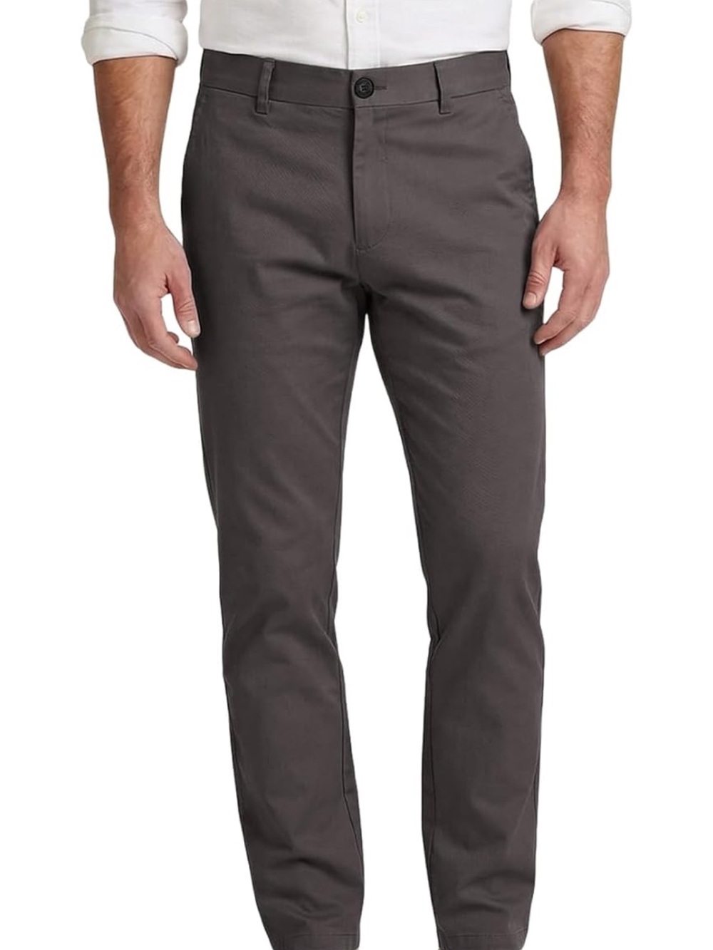 Men's Classic Slim Chino Pants — Charcoal